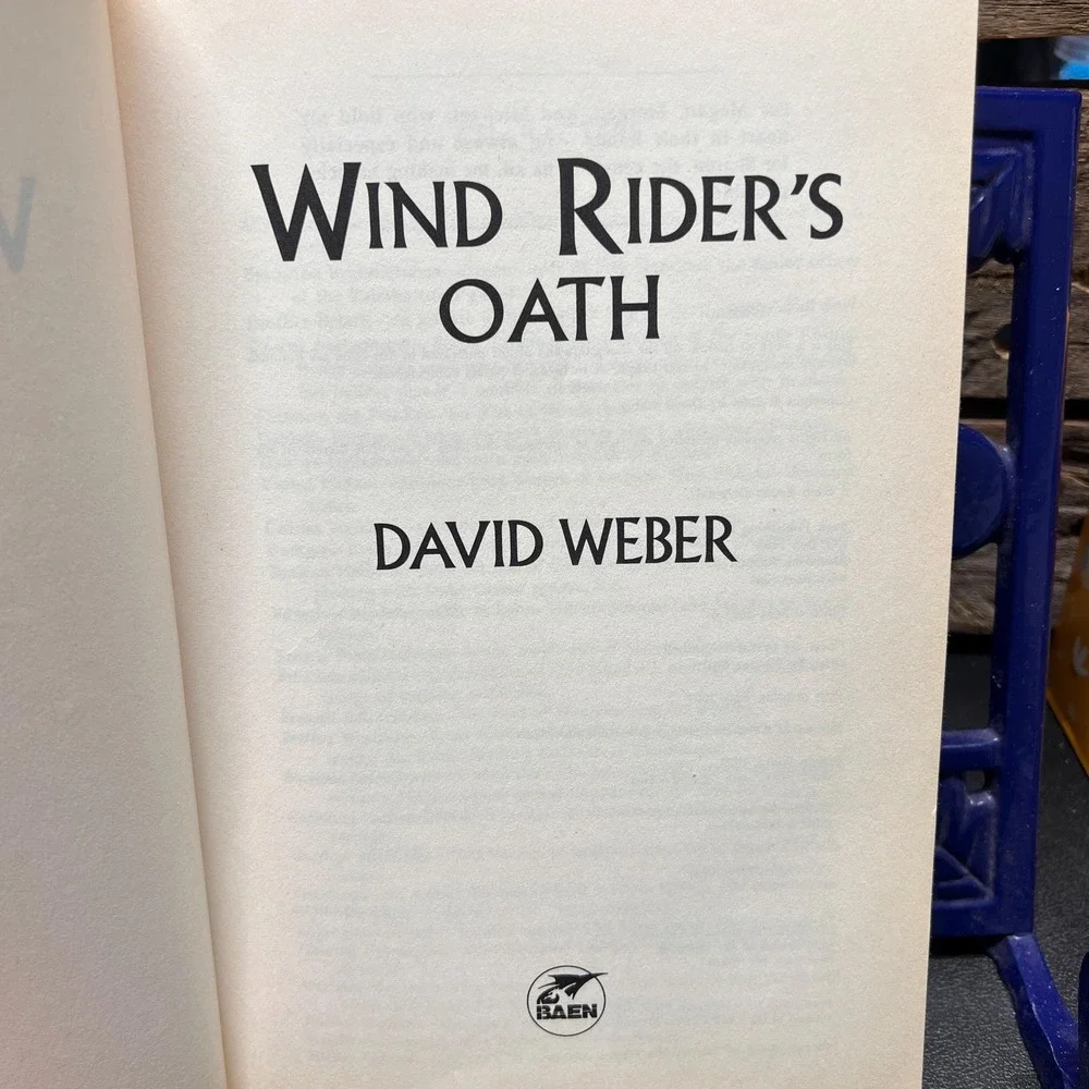 Wind Riders Oath, David Weber‎ Book Three in War God series, includes CD. 2004